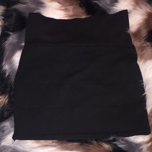 Black Bandage skirt